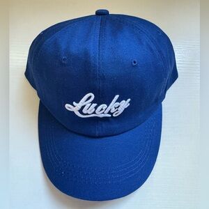 NWOT Lucky Girl Syndrome Cap/Hat in Blue